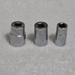 Vintage 1960S Snap-on MV408 MV410 MV412 1/4" Drive Point Sockets Usa Lot Of 3. Fixed Price $36.00.