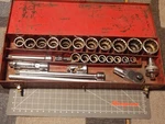 Snap On 28PC 3/4" 3/4INCH Drive Socket Service Set Ratchet 1/4 Tool Box. Fixed Price $1099.99.