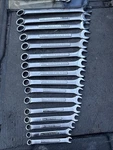Sears Craftsman Usa Huge 16PC Metric Combination Wrench Set 7-22MM Skips. Fixed Price $269.00.