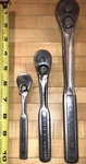 Vtg Lot Craftsman -v- 1/4 3/8 1/2 Ratchet Set 43185 43785 44985 Oil Port. Fixed Price $55.00.