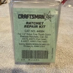 Craftsman Ratchet Repair Kit No. 44684 1/2". Fixed Price $39.99.