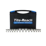 Tite-reach 3/8" Drive Low Profile Socket Set Works On Wrench. Fixed Price $74.00.