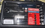Sears Craftsman Usa 1/4" Drive 34800 6 Point 19 Pc Socket Ratchet Set Sae. Fixed Price $59.95.