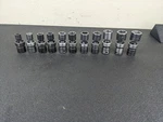 #BK619 Snap-on 3/8" Drive Point Metric Swivel Impact Socket Set 11 Pc 212IPFM. Fixed Price $329.95.
