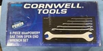 Cornwell BPTW6ST - Piece Bluepower Sae Thin Open End Wrench Set 1/4 New. Fixed Price $199.97.