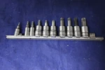Snap-on 1/4" & 3/8" Dr 10PC Torx Star T10 T55 Socket Set Usa. Fixed Price $129.95.