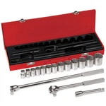 Klein Tools 65512 1/2-INCH Drive Socket Wrench Set, Red, 16-PIECE. Fixed Price $118.63.