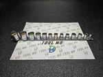 Snap-on Tools Usa Very Rare 13PC 1/4" & 3/8" Drive British Standard Socket Set. Fixed Price $775.00.