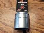 Powerbuilt 1/2 Inch Drive X 35 Mm 12 Point Shallow Socket - 642027. Fixed Price $24.95.