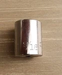 Craftsman Usa 9/16" Socket 12PT. 3/8" Drive Vv 44334. Fixed Price $9.50.