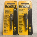 Dewalt DW2542 Impact Ready In. X 3/8 Drive Socket Adapter Single Packs. Fixed Price $10.83.