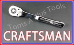 Craftsman Tools 3/8 Full Polish Thin Profile Fine Tooth Ratchet Socket Wrench !!. Fixed Price $22.29.