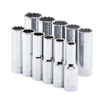 Husky 1/2 In. Drive Deep Sae Socket Set (11-PIECE). Fixed Price $24.95.