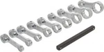 Proto J5100 9 Piece 3/8" Drive Torque Adapter Set 7/8", With Clip Rail. Fixed Price $294.17.
