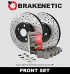 Front Brakenetic Premium Drill Slot Rotors + Ceramic Pads 55.22013.11. Fixed Price $364.17.