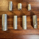 Greatneck Socket Lot Sae Metric Deep & Std 3/8 Drive 7PC Mechanic Tools. Fixed Price $21.99.