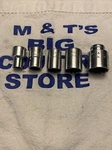 Utica 3/8" Dr 5PC 12PT Loc-rite Sockets 5/16", 7/16", 1/2", 5/8", 3/4" Usa. Fixed Price $42.00.