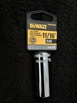Dewalt DWMT88990OSP Point 3/8" Drive 11/16" Deep Socket New. Fixed Price $7.49.
