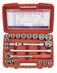 Genius Tools Piece 1/2" Dr. Metric Hand Socket Set EU-422M. Fixed Price $129.77.