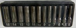 Snap-on 1/4" Drive 12PC Metric 6PT Flank Deep Socket Set 5-15MM #112STMMY. Fixed Price $149.99.