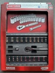 Craftsman 99024 Piece 6 Pt. 1/4 Drive Ratchet Socket Set Sae Metric. Fixed Price $42.99.