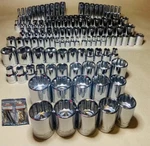 Craftsman 158 Pc 1/4 3/8 1/2 Dr Sae Metric Mm 6PT 12PT Wrench Socket Tool Set. Fixed Price $143.00.