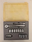 Sears Craftsman 14 Pc 1/2" Dr Sae Socket Wrench Set V-g-vv Series W/ Case 944071. Fixed Price $35.00.