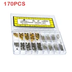 170PCS Different Sizes Mixed Watch Stem Crown Repair Parts Assortment Box Set. Fixed Price $13.89.