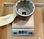 Drive 12 Point Shallow Socket 90MM Or 3 1/2" Ratchet Usa Military Surp. Fixed Price $70.50.