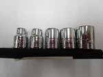 Sk 4665, 5-PC., 3/8" Drive, Standard, 12 Pt, Sae Socket Set-usa! (5/16-3/4"). Fixed Price $28.99.