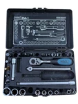 Pre Owned Hazet 854 1/4" Socket Set (seven Pieces Missing As Seen Photos). Fixed Price $140.00.