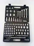 Powerbuilt 81 Piece Sae & Metric Socket Tool Set #640076. Fixed Price $74.99.