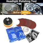 Car Headlight Lens Restoration Repair Kit Polishing Cleaner Cleaning Tools. Fixed Price $9.50.