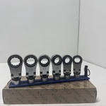 Vi 3/8DR Reversibl Flex Head Ratcheting Crowfoot Wrench Set 14-19MM #NORA150XL. Fixed Price $99.99.