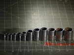 Snap On 12PC Sae 1/4 3/8 1/2 Drive Shallow Spline Socket Set 7/32" 15/16 12PT. Fixed Price $446.49.