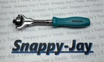 Snap-on Tools New Very Rare 1/4 Swivel Head Teal Hard Grip Ratchet THNFD72TL. Fixed Price $599.95.