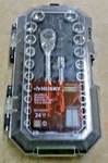 New Husky Tools 24 Pc Socket And Ratchet Box Set 1005 879 666 1/4" Drive. Fixed Price $20.00.