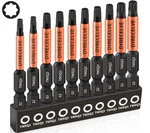 10-PACK 8 Point Star Bit Professional Torx (magnetic Heads & Hex. Fixed Price $12.59.