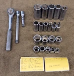 23 Proto Ratchet 5252A Extension Socket Deep Well 3/8" Drive Sae Tool Set Usa. Fixed Price $87.70.