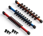 Horusdy 3PCS Double Sided Socket Organizer, 1/4-INCH, 3/8-INCH, 1/2-INCH, Pre.... Fixed Price $17.86.
