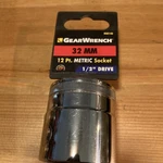 Gearwrench 32MM Standard Metric Socket 12 Point 1/2 Drive - 80814D. Fixed Price $8.79.