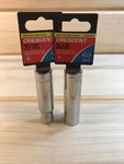Crescent 1/2" Drive 2PC Lot Point 7/16 5/8 Deep Well Standard Socket. Fixed Price $16.00.