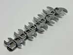 Nos Blackhawk Usa Proto 10PC Metric 10MM-19MM Open-end Crowfoot Set, 3/8" Drive. Fixed Price $139.99.