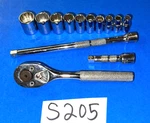 Proto Tools 13 Piece 1/4 Dr. Ratchet & Extensions Sae. Socket Set 3/16 9/16. Fixed Price $130.00.