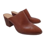 Madewell Mule Womens Us 7 Harper Brown Leather Block Heel J8560 Fall Classic. Fixed Price $44.26.