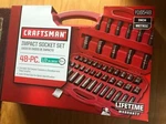 Craftsman 48 Pc Laser Impact Deep Socket Accessory Set 1/2" Inch Metric. Fixed Price $409.00.