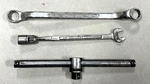 Craftsman Offset Wrench Flex Head Swivel Socket Underline Sliding Handle 1/2". Fixed Price $24.99.