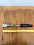 Snap On Tools Red 1/4" Soft Grip Handle Locking Flex-head Ratchet THLX72 New. Fixed Price $190.00.