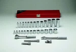 Wright Tool 3/8 In. Drive 31 Pc. 6 Pt Standard & Deep Socket Set. Fixed Price $404.99.