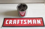 Craftsman 3/8" Dr - 6 Pt Sae Or Metric Socket New. Fixed Price $5.40.